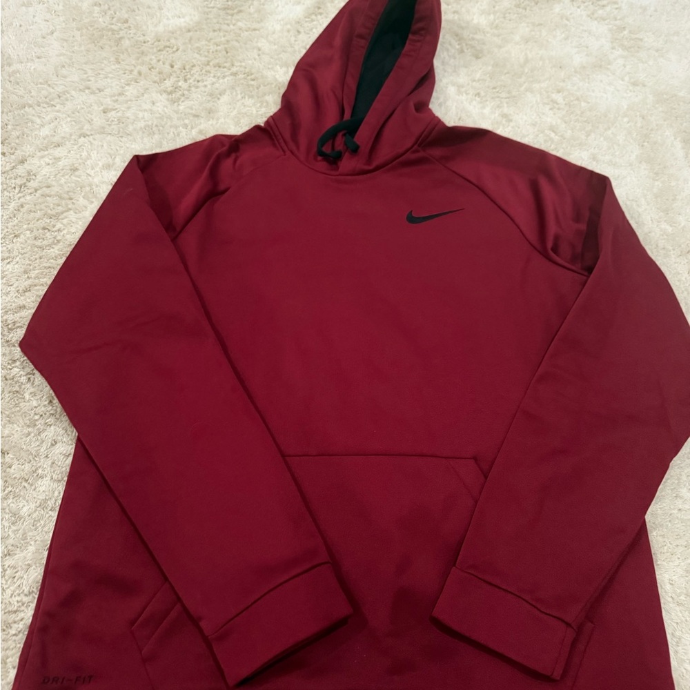 Nike Men's Maroon Hoodie